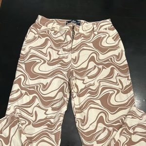 Hollister high rise utility dad pants